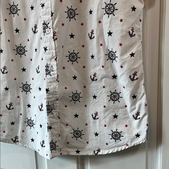 Eighth Avenue Patriotic Casual Button Down Shirt - Size Large - Picture 6 of 12